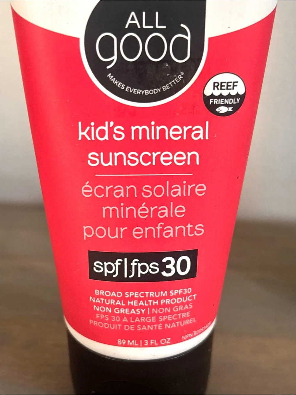 2 Pk -All Good SPF30 Mineral Sunscreen- Sport And Kids